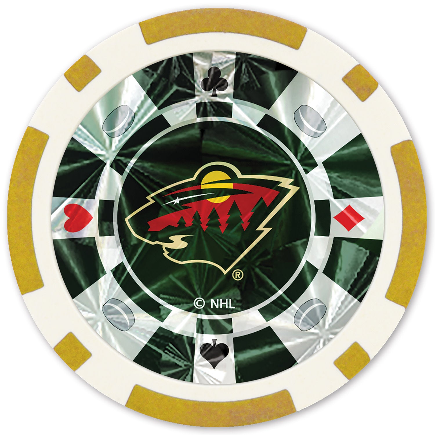 Minnesota Wild NHL Poker Chips 20pc