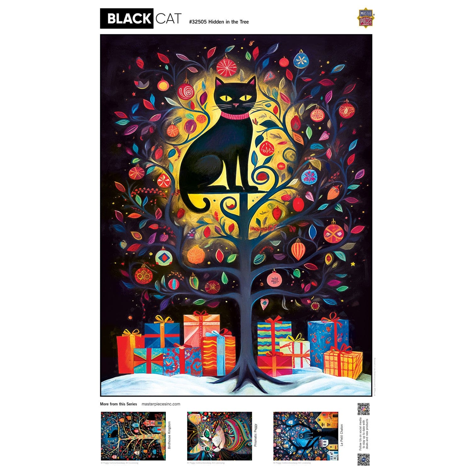 Black Cats - Hidden in the Tree 300 Piece EZ Grip Jigsaw Puzzle