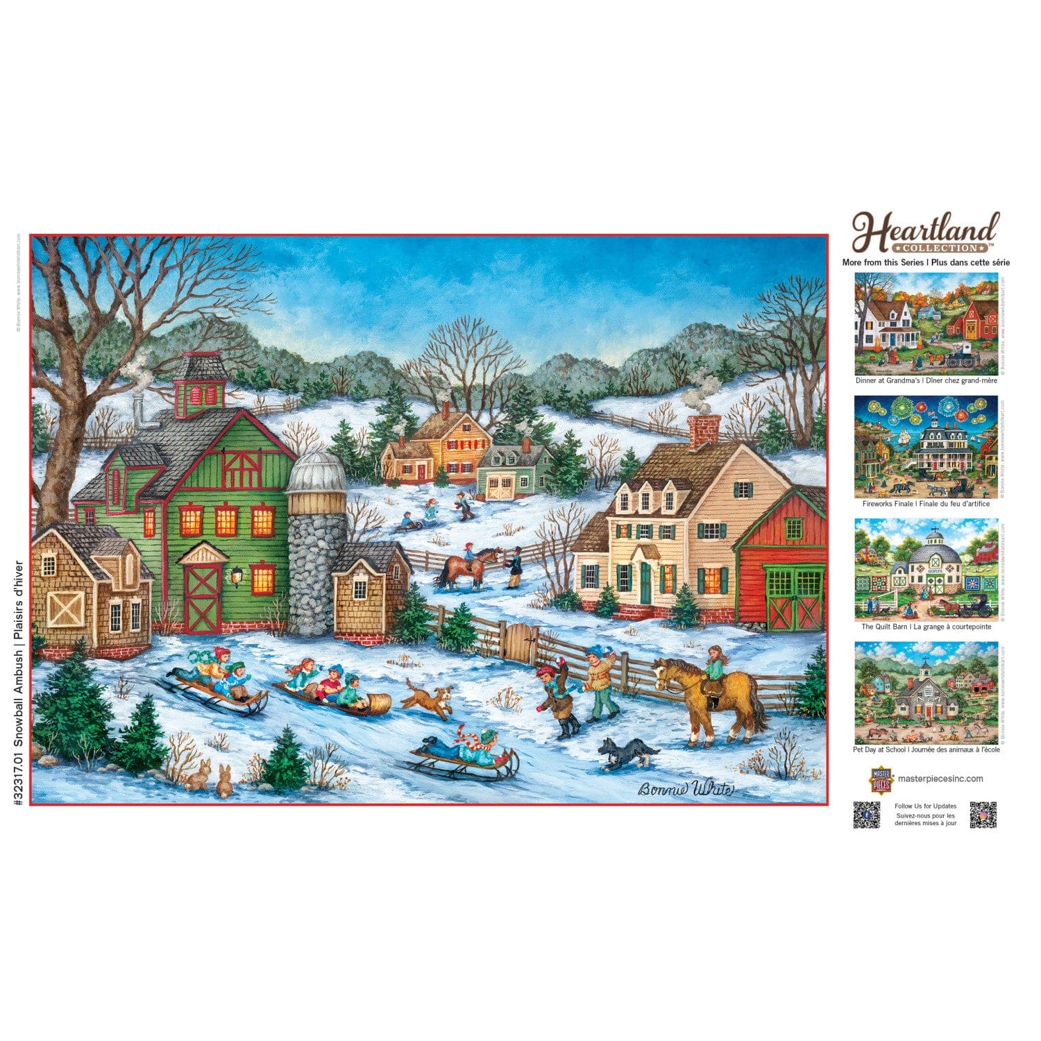 Heartland - Snowball Ambush 500 Piece Jigsaw Puzzle