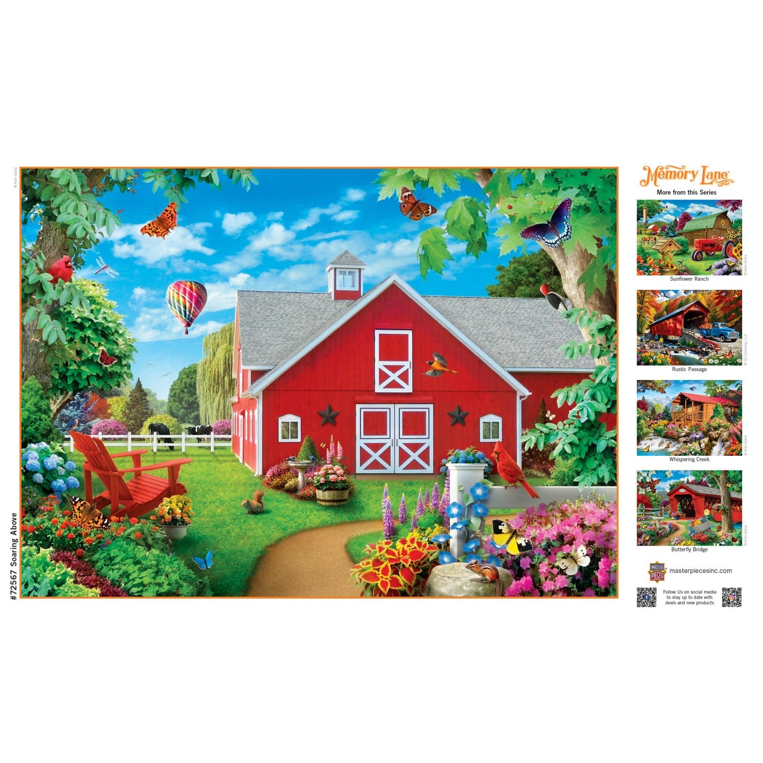 Memory Lane - Soaring Above 1000 Piece Jigsaw Puzzle