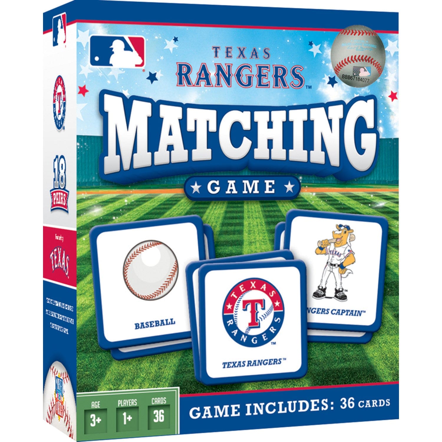 Texas Rangers Matching Game