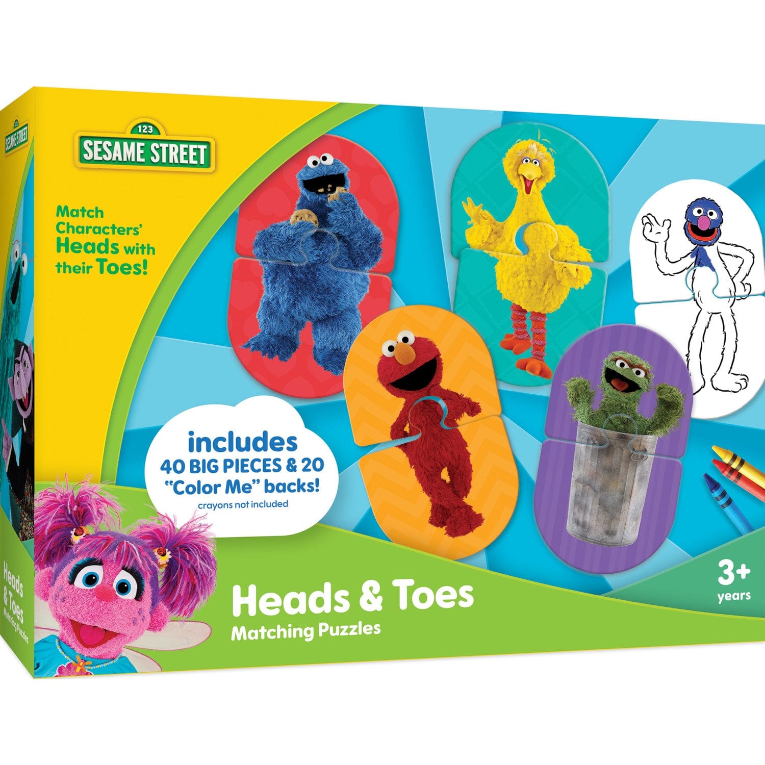 Sesame Street - Heads & Toes Matching Jigsaw Puzzles