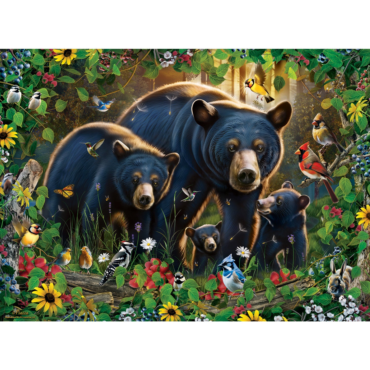 Mossy Oak - Black Bears 100 Piece Puzzle