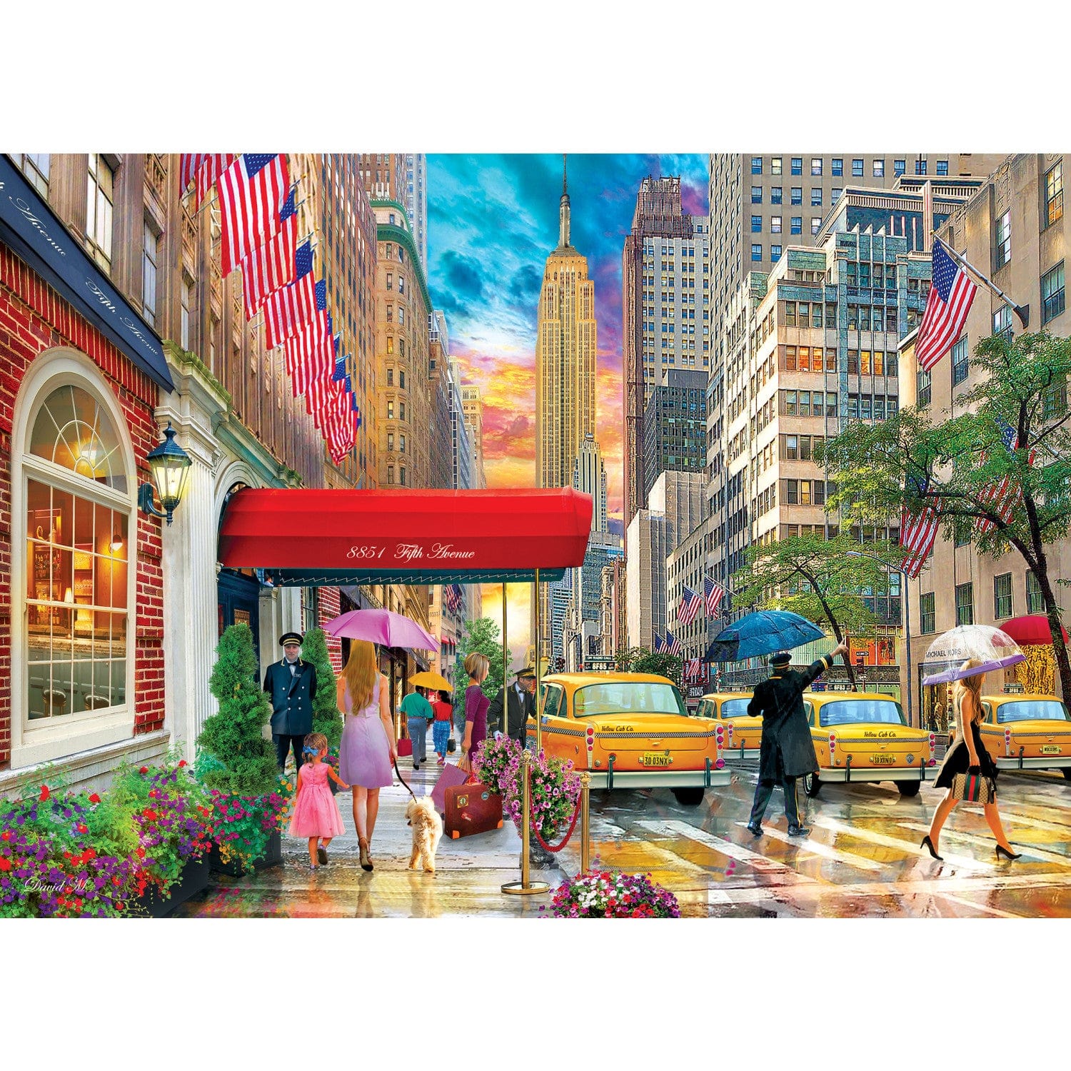 Travel Diary - Fifth Avenue, NYC 500 Piece Puzzle