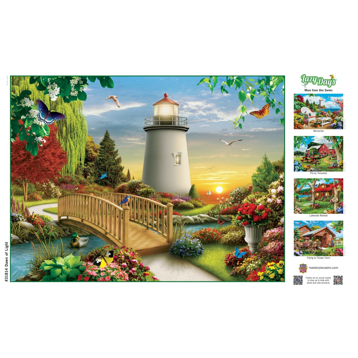 Lazy Days - Dawn of Light 750 Piece Jigsaw Puzzle