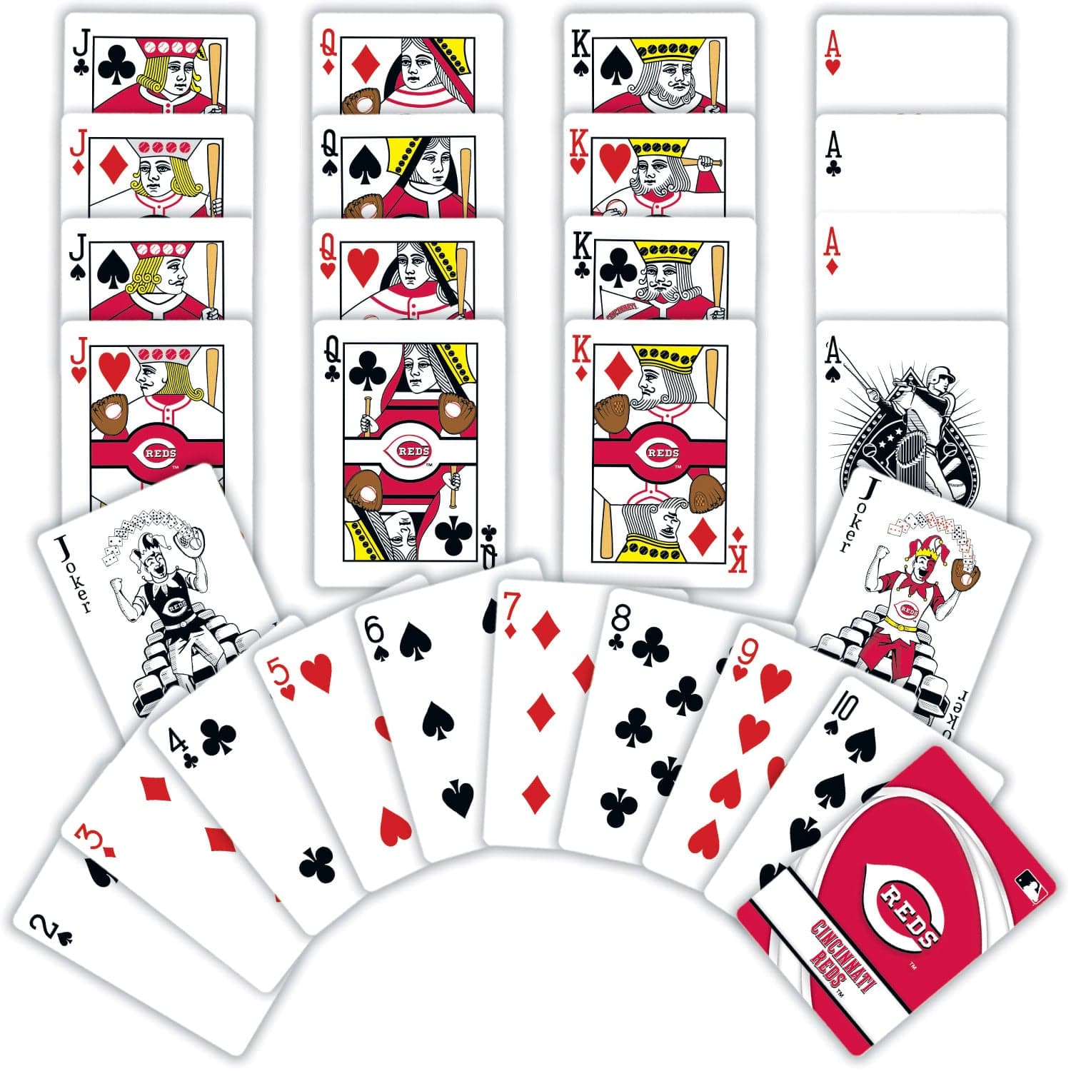 Cincinnati Reds MLB Playing Cards