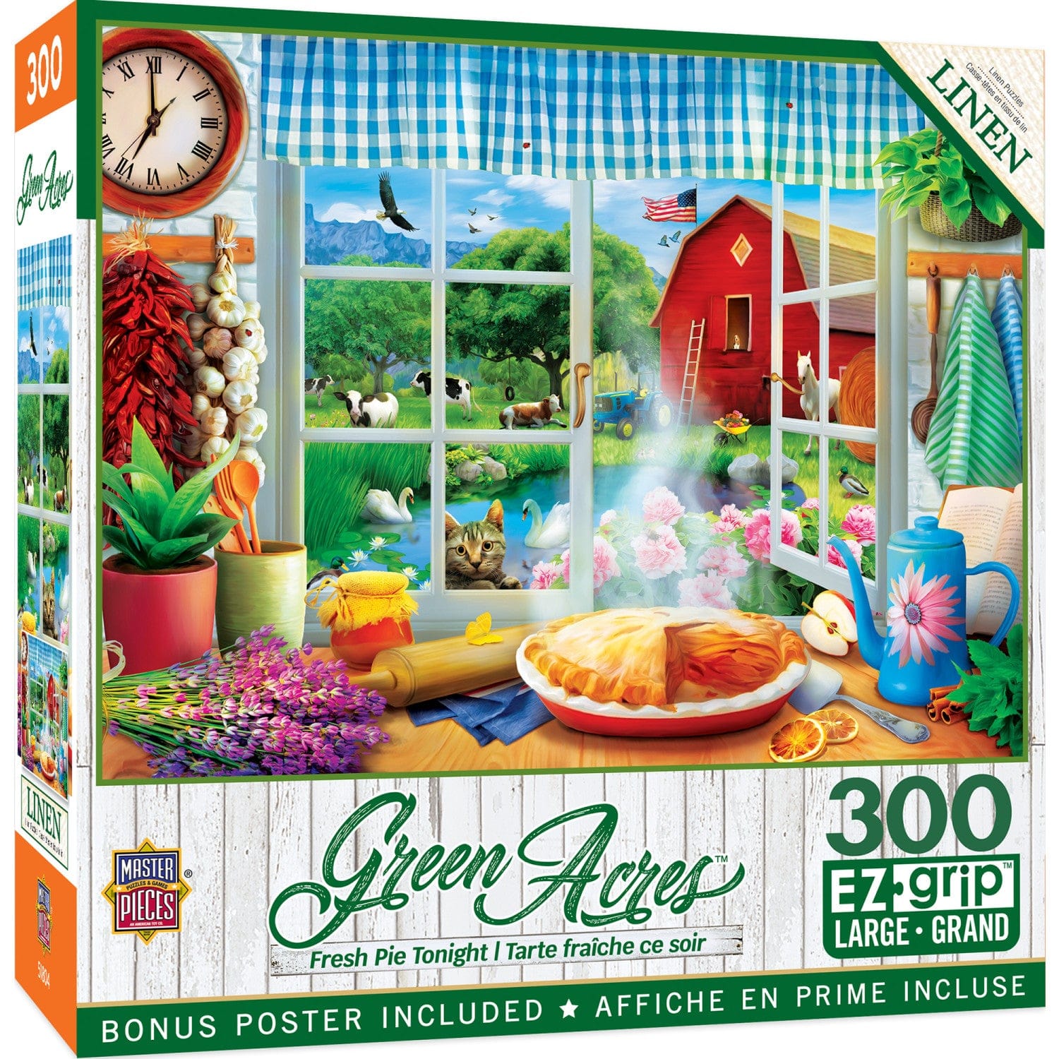 Green Acres - Fresh Pie Tonight 300 Piece EZ Grip Jigsaw Puzzle