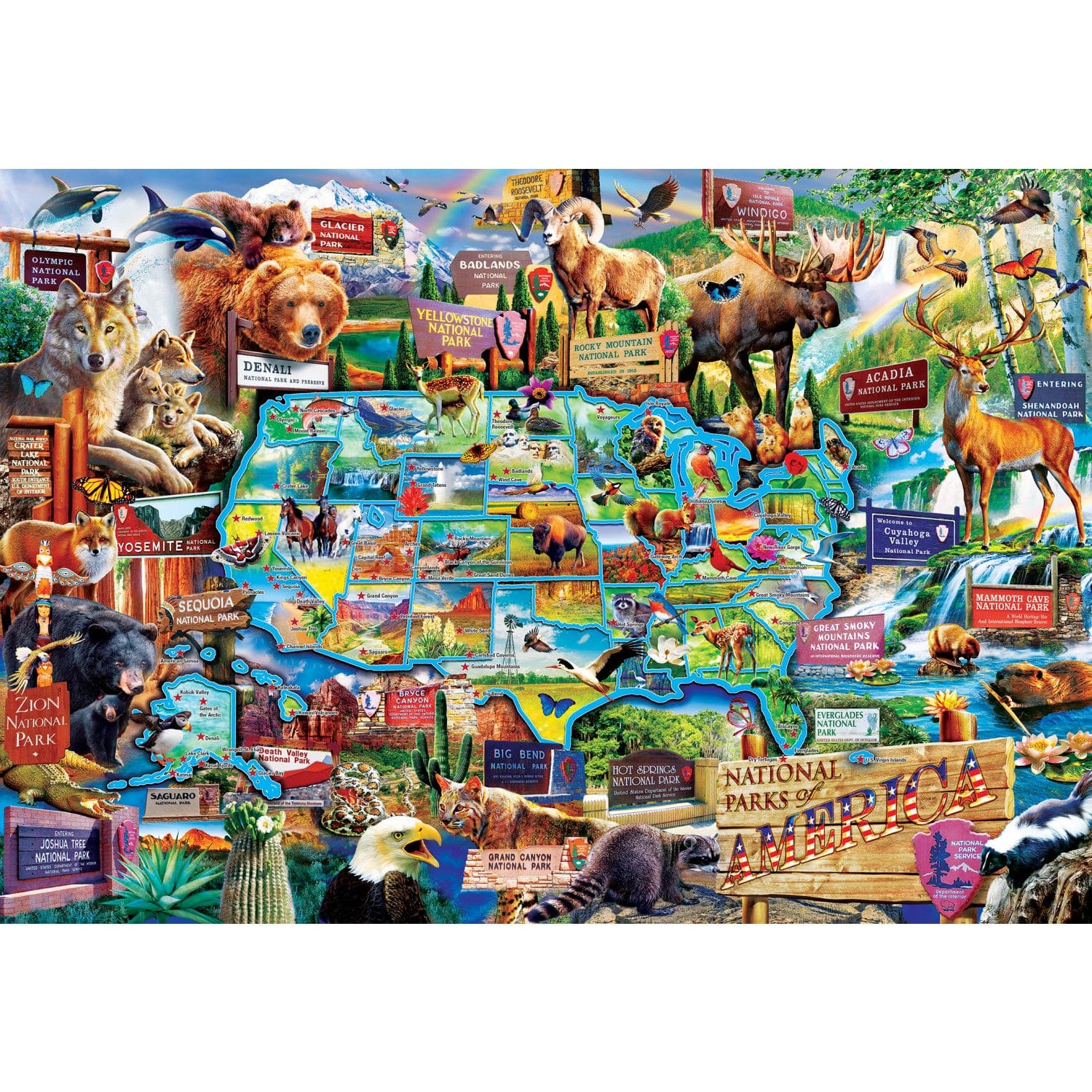 Signature - National Parks of America 1500 Piece Puzzle