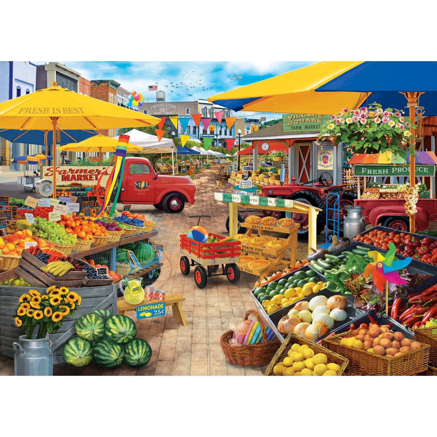 Seek & Find - Market Square 1000 Piece Puzzle