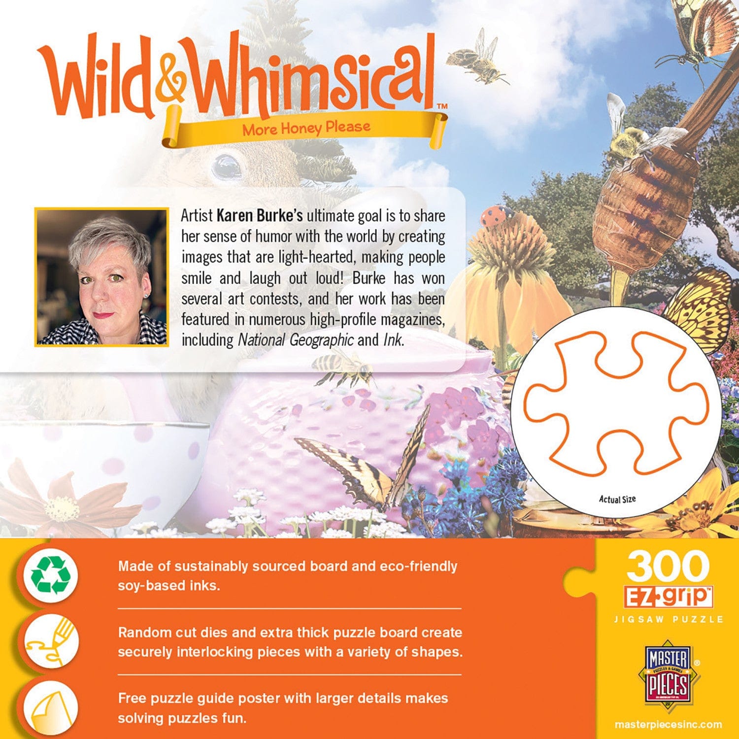 Wild & Whimsical - More Honey Please 300 Piece EZ Grip Jigsaw Puzzle