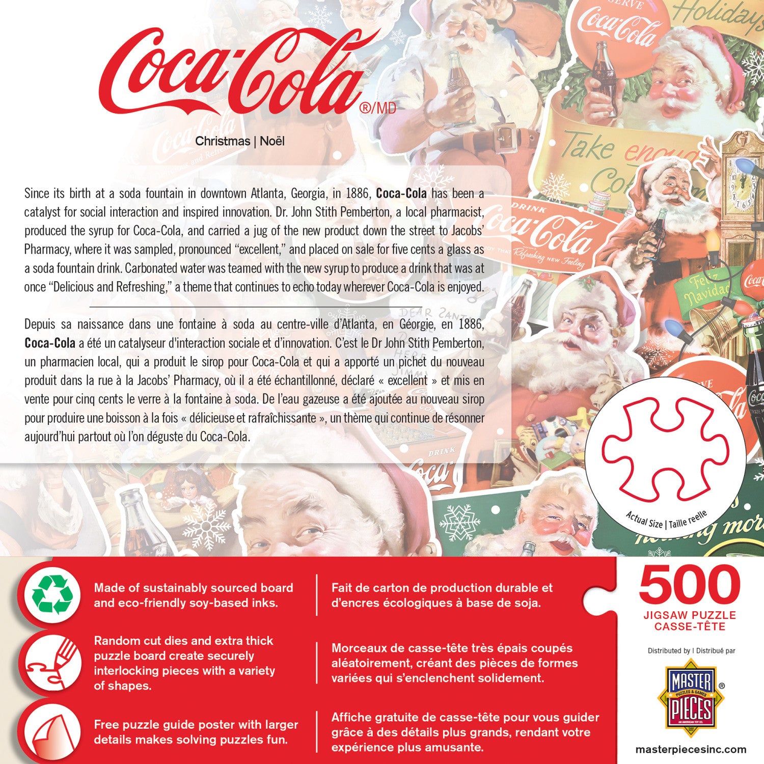 Holiday Coca-Cola Polar Bears 1000 Piece Puzzle